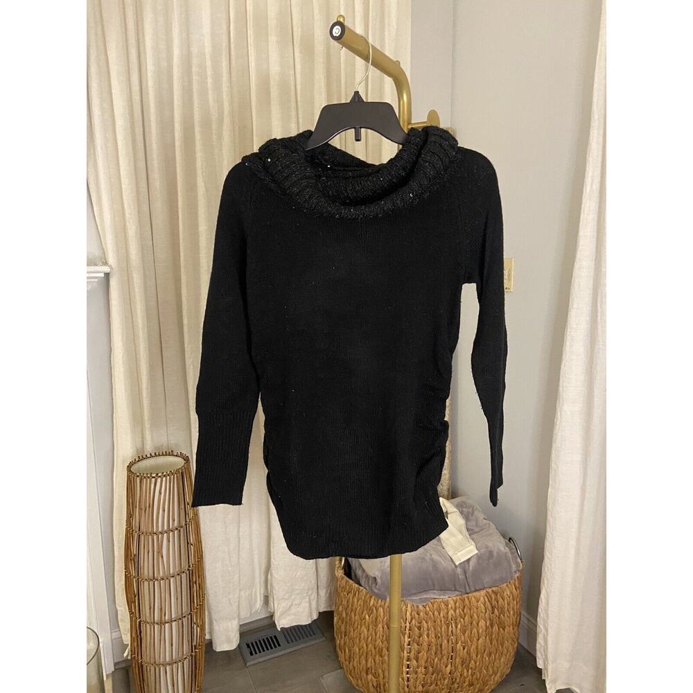 Hooked Up women’s turtleneck sweater sparkly